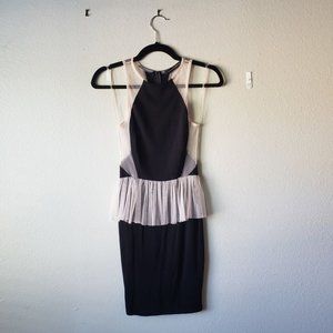 Foreign Exchange Black Dress with Pink Lace XS